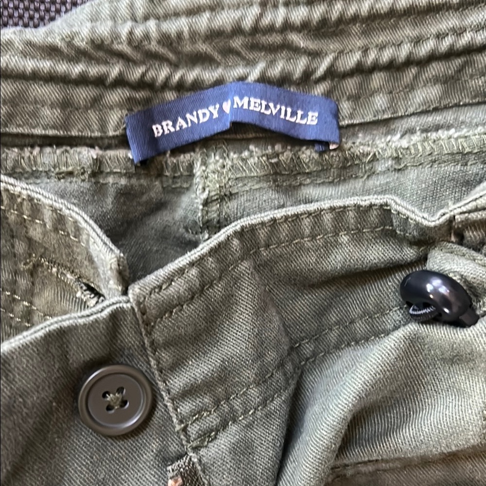 Brandy Melville Khaki Green Trousers